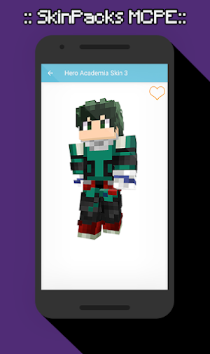 SkinPacks HeroAcademia for Minecraft Screenshot 1