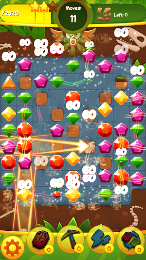 Jewels Jam: Puzzle World Dino Screenshot 1