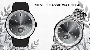 Silver Classic Watch Face Screenshot 2