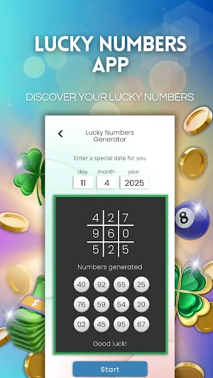Lucky Numbers to win Screenshot 3