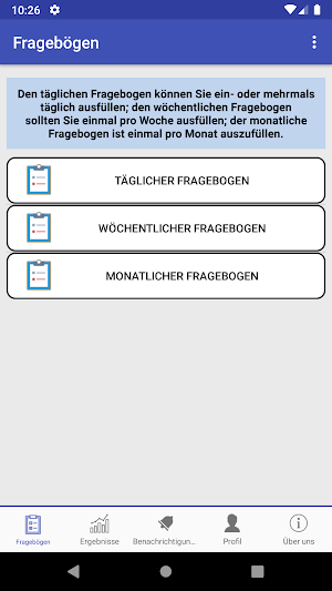 TrackYourStress Screenshot 1