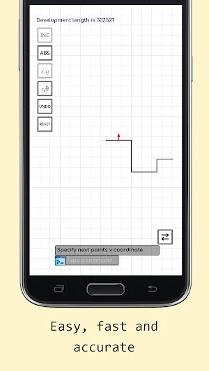 Sheet metal bending calculator Screenshot 1