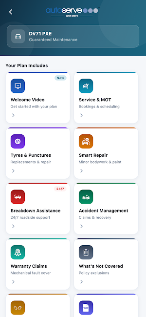 Autoserve Driver App Screenshot 1