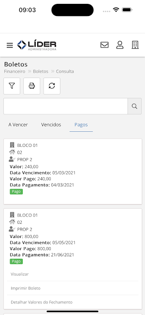 Líder Administradora Screenshot 3