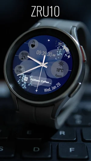 ZRU10 Watch Face for Wear OS Screenshot 3