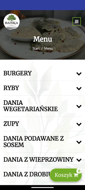 Restauracja BAŃKA Screenshot 0