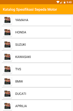 Katalog Spesifikasi Motor Screenshot 0