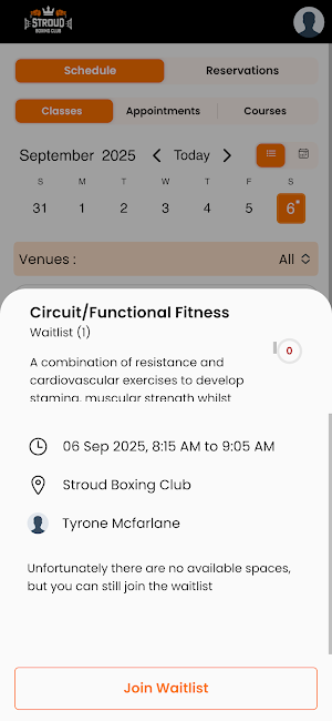 Stroud Boxing Club Screenshot 1