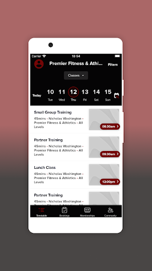 Premier Fitness & Athletics Screenshot 1
