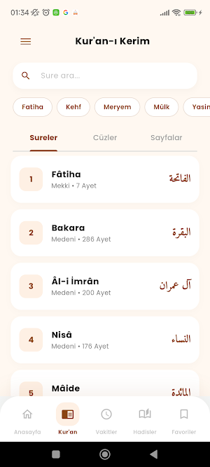 Seccade: Kuran, Hadis ve Namaz Screenshot 3