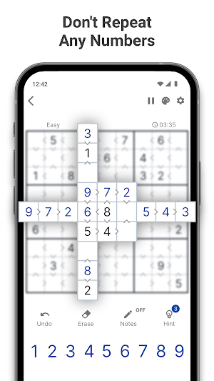 Greater Than Sudoku Screenshot 1
