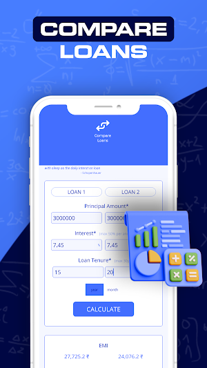 Easy EMI Loan Calculator Screenshot 3