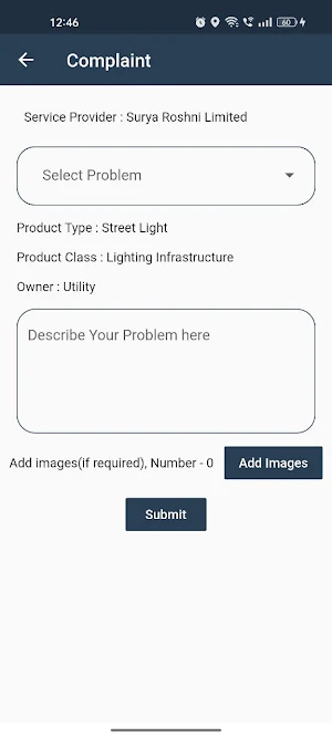 Citizen Complaint App Screenshot 2