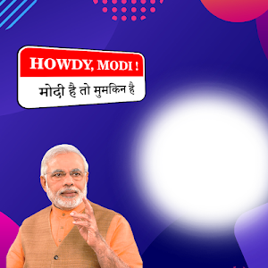 Howdy Modi Photo Frames Screenshot 0