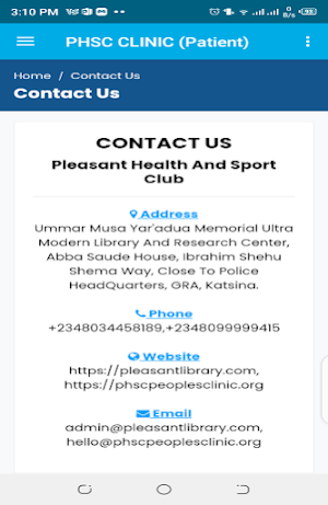 PHSC Peoples' Clinic (For Patient) Screenshot 0