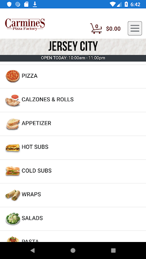 Carmine's Pizza Factory Screenshot 0