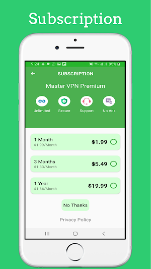 Master VPN Screenshot 3
