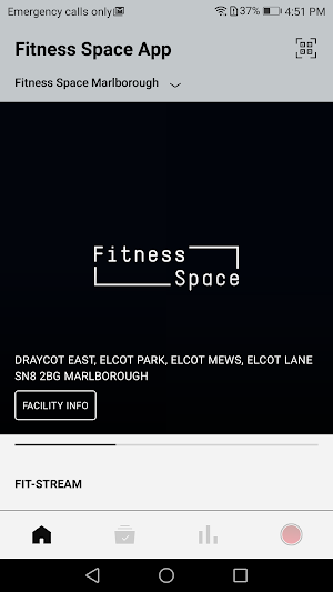 Fitness Space App Screenshot 0