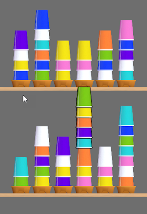 Cups Stack Sort Screenshot 3