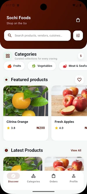 Sochi Foods Screenshot 2