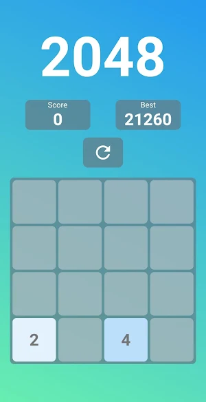 Flutter 2048 Screenshot 2