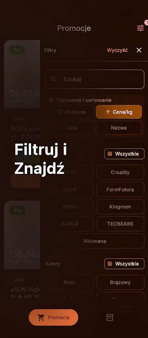 Szpuler — okazje na filamenty Screenshot 1