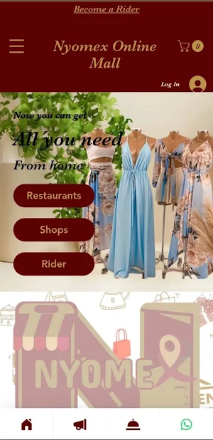 Nyomex Online Mall Screenshot 0