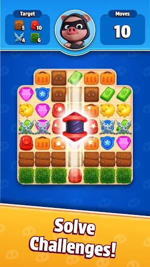 Piggy Master: Match3 Puzzle Screenshot 1