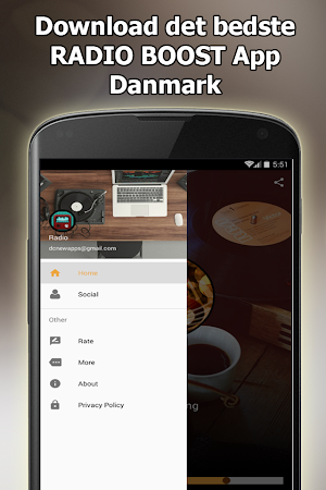 Radio BOOST Online Gratis Danmark Screenshot 2