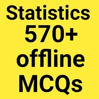 Statistics mcqs | Statistics offline | mcqs only