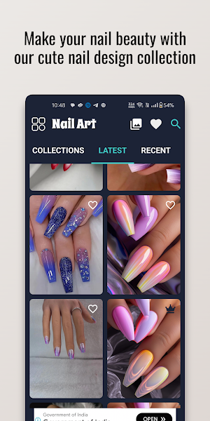 Gradient Glow Nail Art Design Screenshot 3