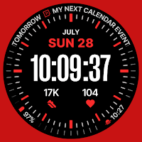 Durval Digital Watch Face
