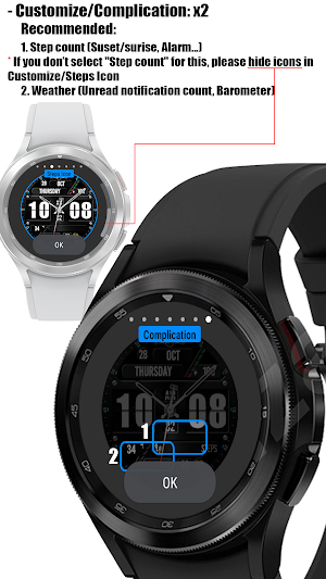 NTV521 - AnaDigital watch face Screenshot 1