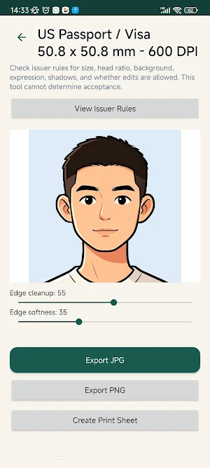 Passport Photo Maker Screenshot 3