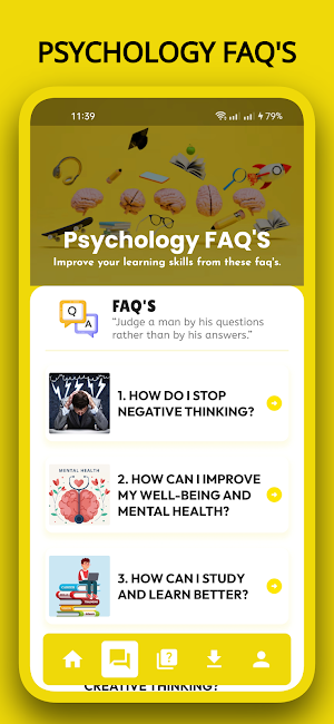 Learn Psychology: Psycho Facts Screenshot 2