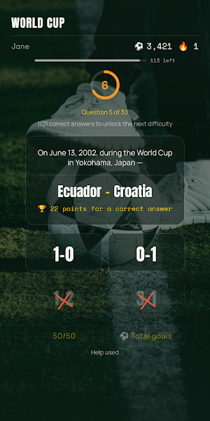 ScorelineQuiz Screenshot 1