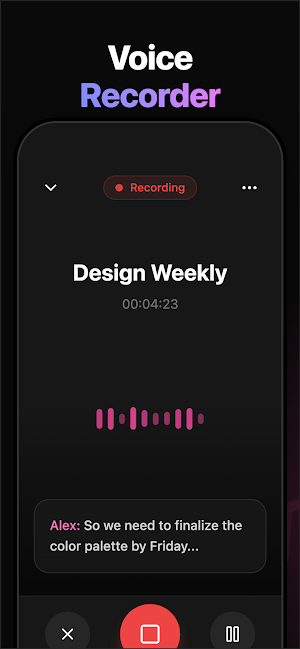 AI Note Taker: Audio to Text Screenshot 2