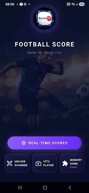 BurmaTv: Live Scores & iptv Screenshot 0