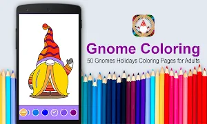 Gnome Coloring Adults Screenshot 0