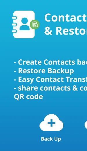 Contacts Backup & Restore Screenshot 0
