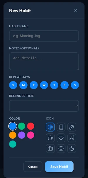 Habit Tracker - Just Track Screenshot 1