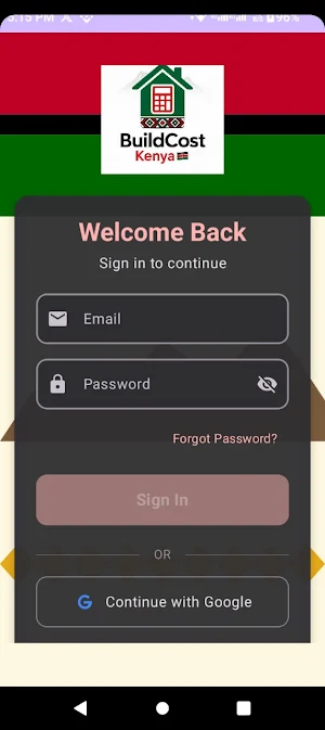 BuildCostKenya Screenshot 1