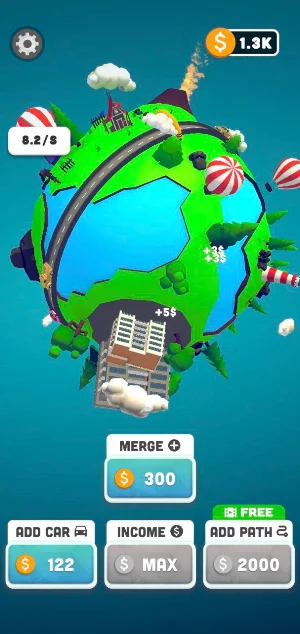 Planet Car Track Screenshot 0