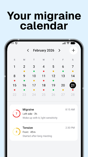 Headache & Migraine Diary Screenshot 2