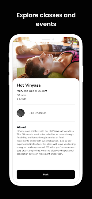 Thrive Yoga Studio Screenshot 2
