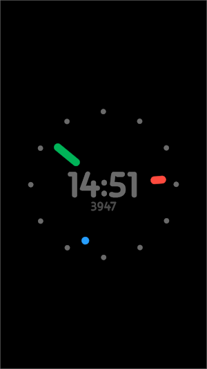 CleanGlow Watch Face Screenshot 1