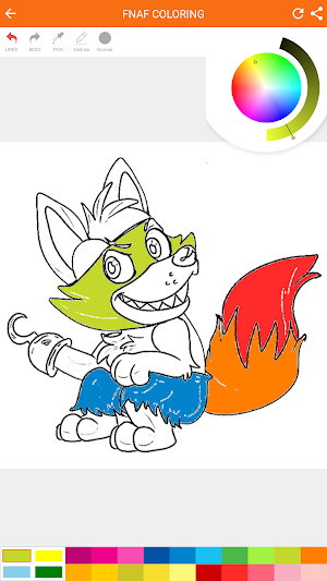 Five Coloring Nightmare Pages Screenshot 2