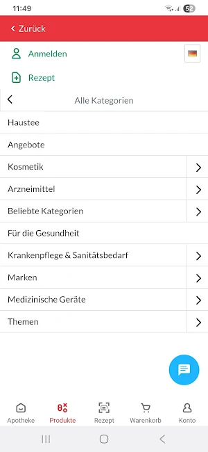 Rosen-Apotheke App Screenshot 1
