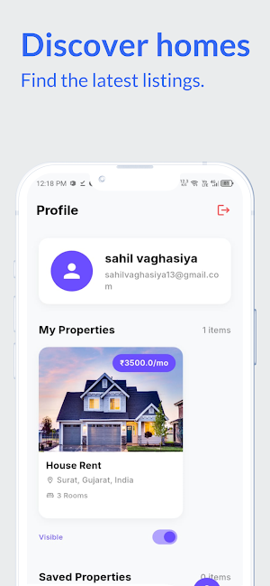 House Rent - Home Rental App Screenshot 3