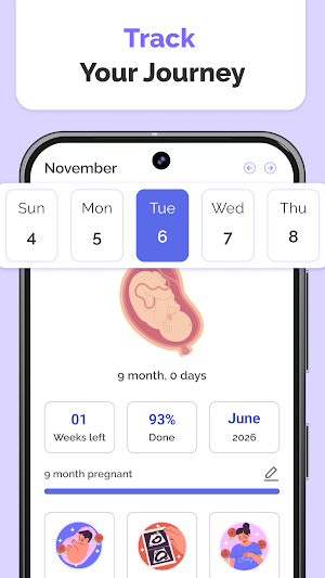 Pregnancy Tracker: Baby App Screenshot 0